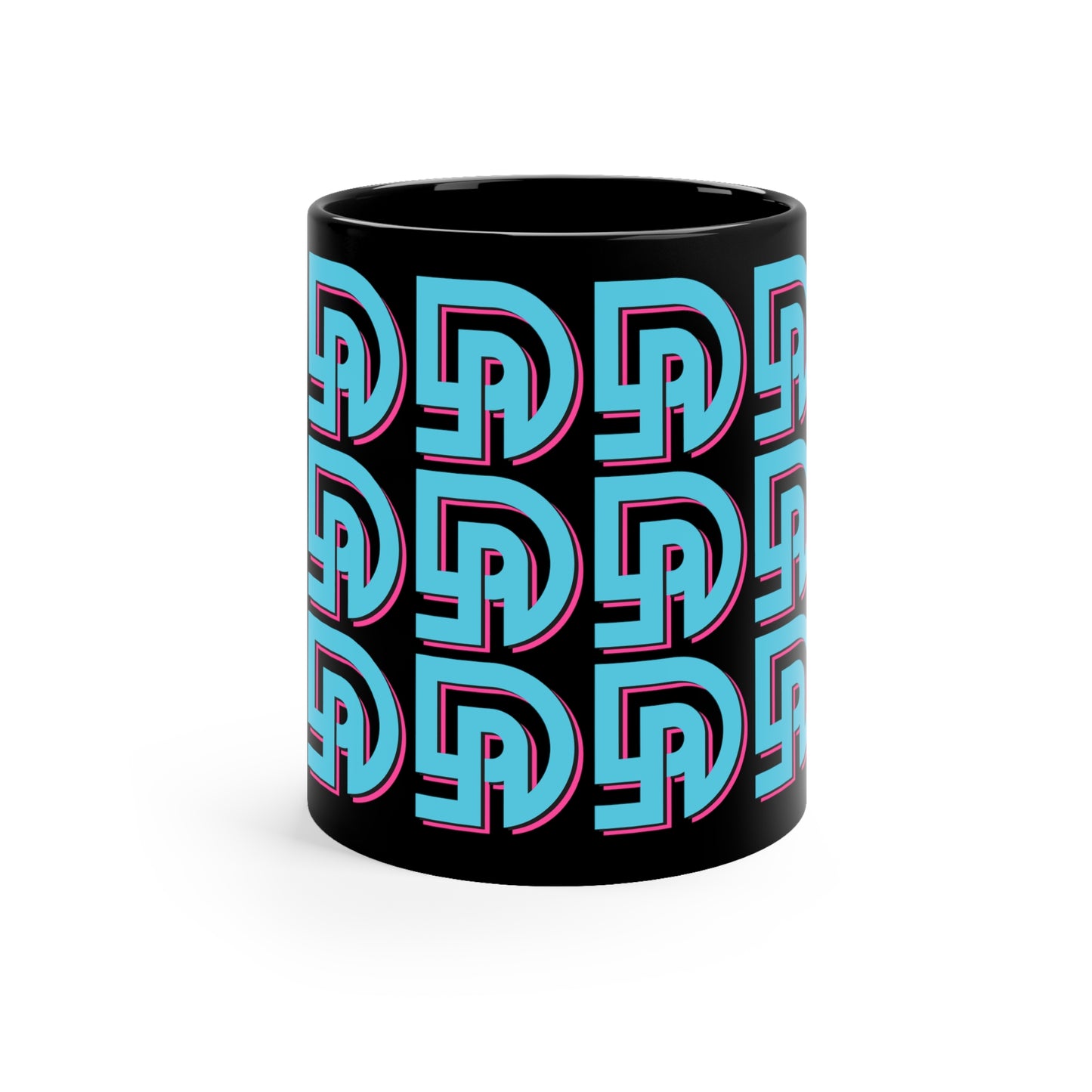 DIRES Blue 11oz Black Mug