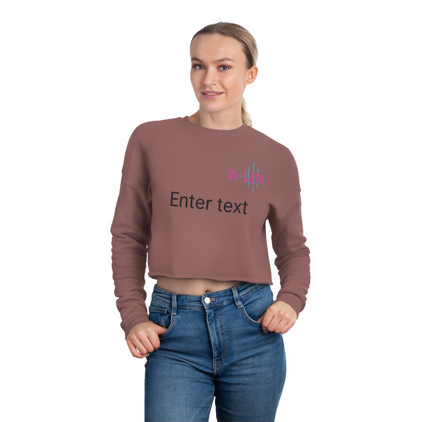 DILIR Women's Cropped Sweatshirt