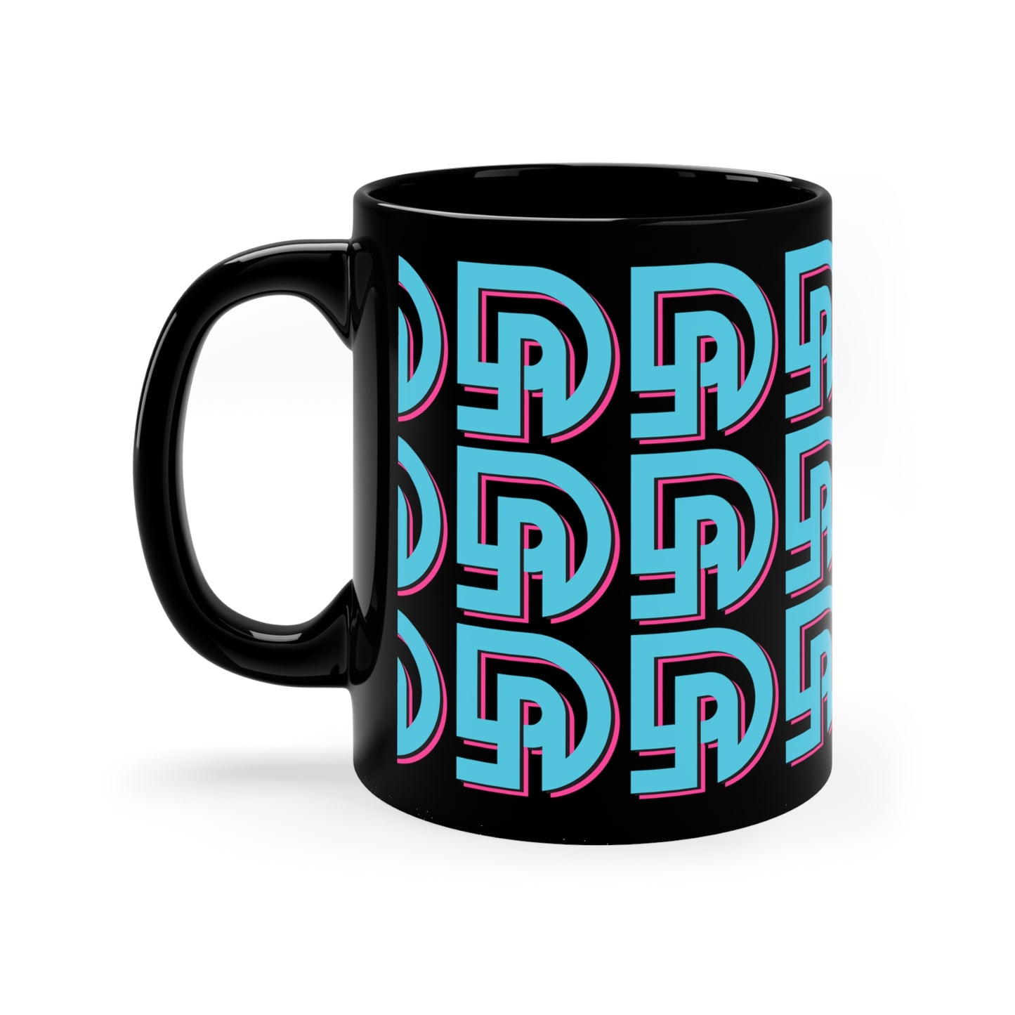 DIRES Blue 11oz Black Mug