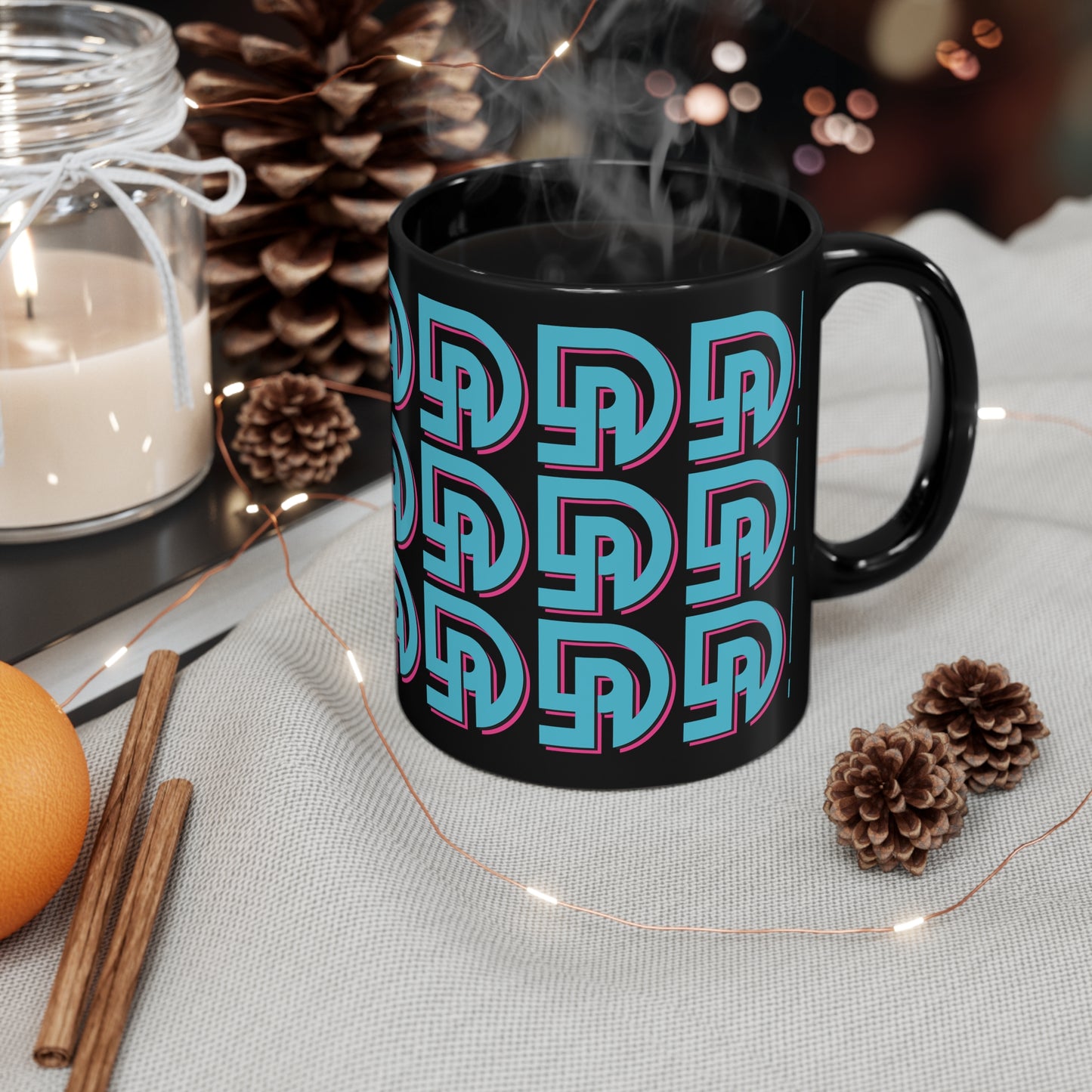 DIRES Blue 11oz Black Mug