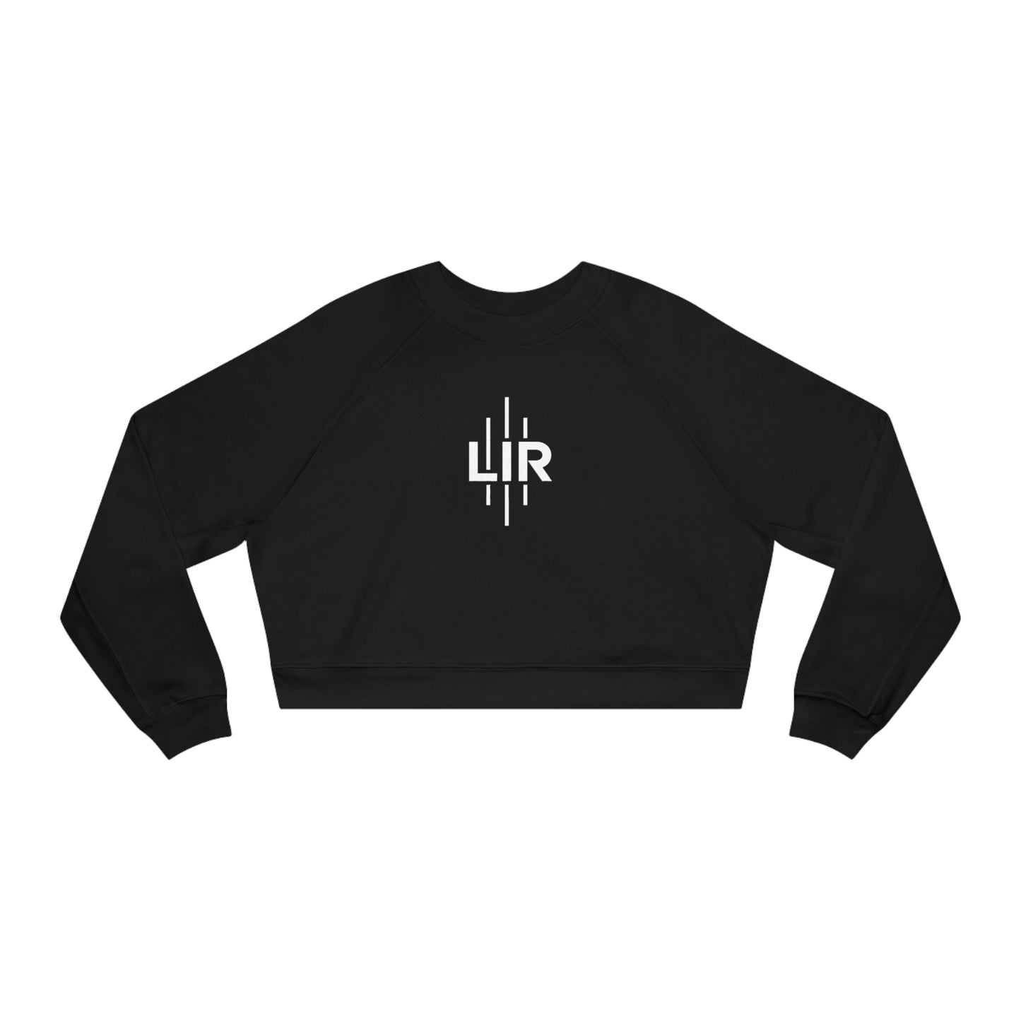 White LIR Women's Cropped Fleece Pullover