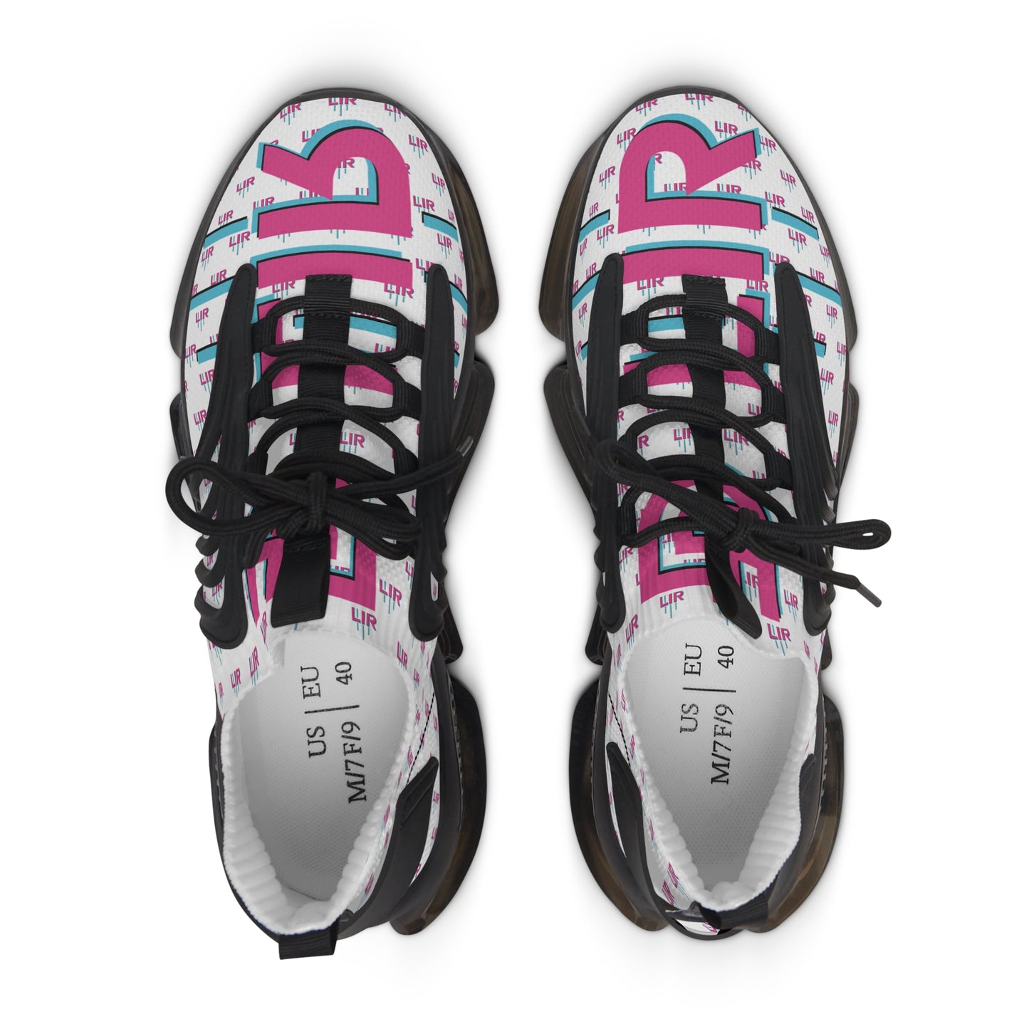 White LIR Women's Mesh Sneakers